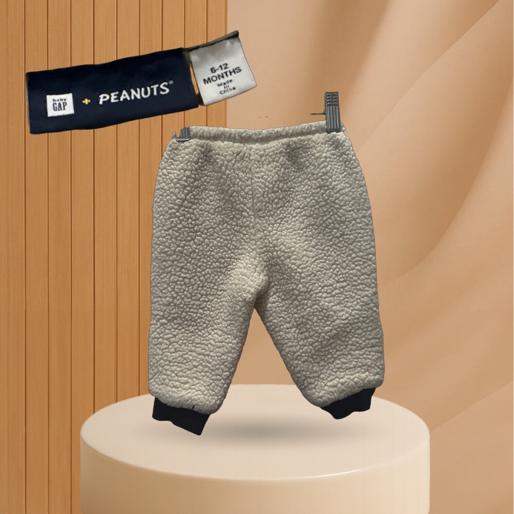 GAP Kids Cream Sherpa Joggers